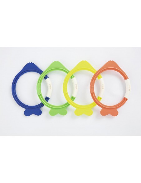 Anneaux de Plongée Poissons x4 - BestWay BestWay Baignade & jeu de piscine
