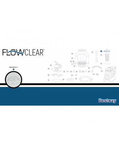 Couvercle de pompe pour les systèmes de filtre à sable Flowclear - Bestway BestWay Filtres et pompes de piscine