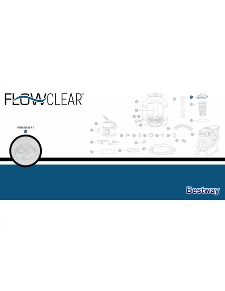 Couvercle de pompe pour les systèmes de filtre à sable Flowclear - Bestway BestWay Filtres et pompes de piscine
