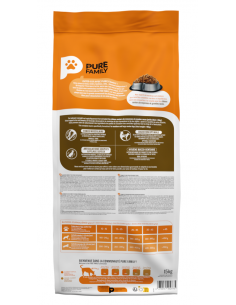 Croquettes Chien Sénior +10Kg Volaille 15Kg - Pure Family Pure Family Alimentation et croquette 2