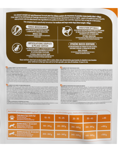 Croquettes Chien Sénior +10Kg Volaille 15Kg - Pure Family Pure Family Alimentation et croquette