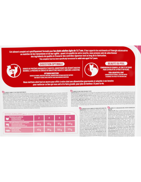 Croquettes Chat Adulte Boeuf 7,5Kg - Pure Family Pure Family Croquettes