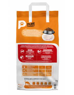Croquette Adulte pour petit chien 5 Kg - Pure Family Pure Family Alimentation et croquette 2