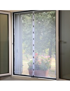 Rideau Moustiquaire Magnétique pour Fenêtre BAZAR Blanc 150x180cm - Cosi  Anti-nuisible