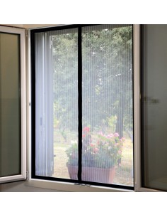 Rideau Moustiquaire Magnétique pour Fenêtre BAZAR Blanc 150x180cm - Cosi  Anti-nuisible 2