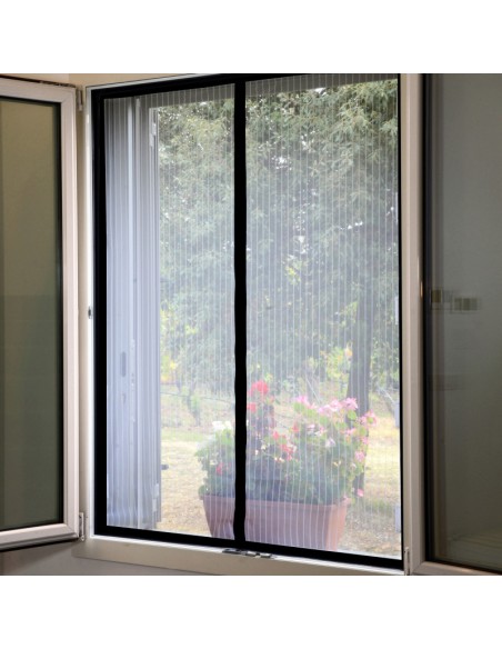 Rideau Moustiquaire Magnétique pour Fenêtre BAZAR Blanc 150x180cm - Cosi  Anti-nuisible