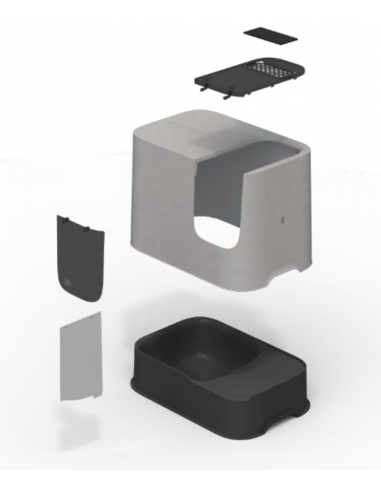 Maison de Toilette Chat Miwa - Pure Family Pure Family Bacs à litière et maisons de toilette