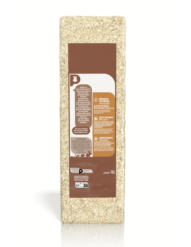 Litière Absorbante, Copeaux de bois pour rongeur 16L - Pure Family Pure Family Litière