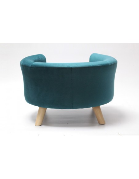 Canapé Design pour Chat & Chien Bleu - Taille S - Pure Family  Coussin et dôme