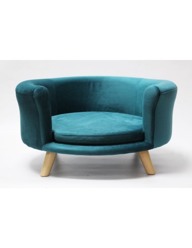 Canapé Design pour Chat & Chien Bleu - Taille M - Pure Family  Coussin et dôme
