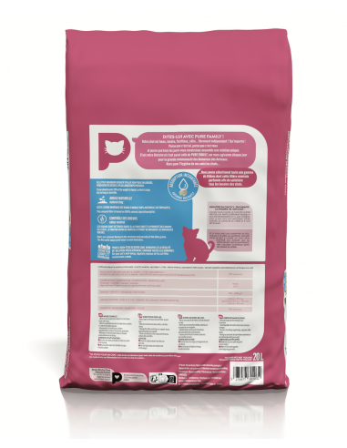 Litière Minérale Parfumée 20L - Pure family Pure Family Litières