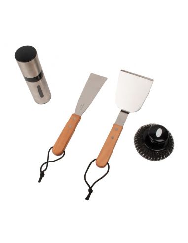 Coffret spéciale Plancha 4 accessoires Somagic barbecue Accessoires barbecue et plancha