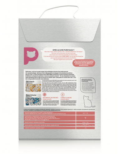 Litière Minérale Agglomérante URINAIRE 5L - Pure Family  Accueil