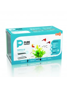 Aquarium Tropical 60 Gris 48L - Pure Family Pure Family Aquarium pour poisson d'eau froide 2