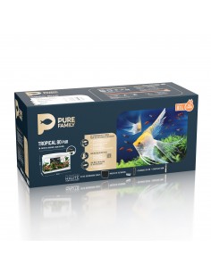 Aquarium Tropical 80 Blanc 81L - Pure Family Pure Family Aquarium pour poisson d'eau froide 2
