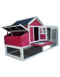 Poulailler Georgette L.236 x l.102 x H.124 cm  Poulailler 2