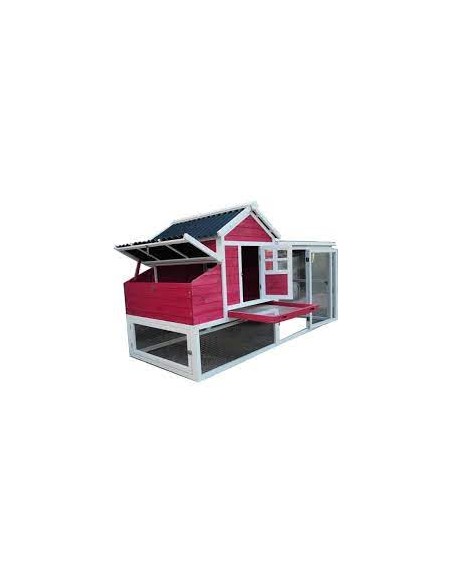 Poulailler Georgette L.236 x l.102 x H.124 cm  Poulailler