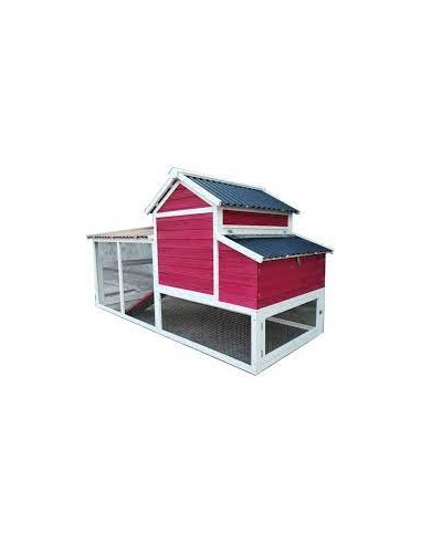 Poulailler Georgette L.236 x l.102 x H.124 cm  Poulailler