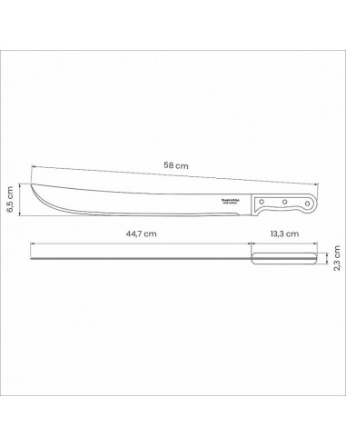Sabre Lame 45cm - Tramontina  Scie, sabre, serpette et faucille