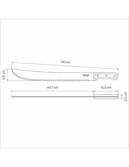 Sabre Lame 45cm - Tramontina  Scie, sabre, serpette et faucille