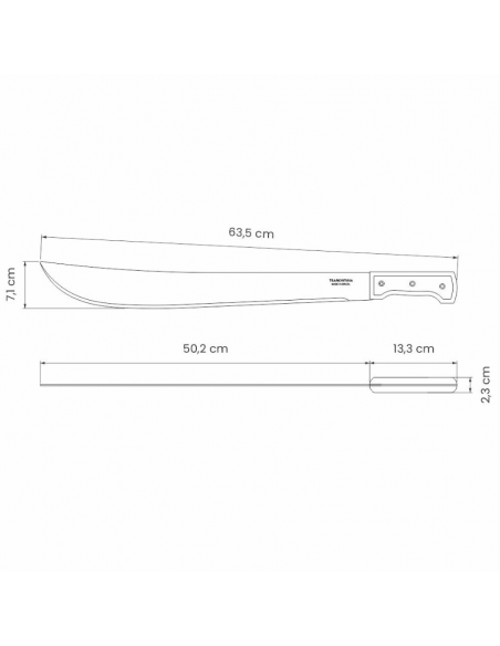 Sabre Lame 51cm - Tramontina  Scie, sabre, serpette et faucille
