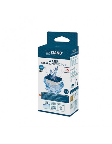 Cartouches Water Clear S x2 - Ciano Ciano Masse et mousse de filtration