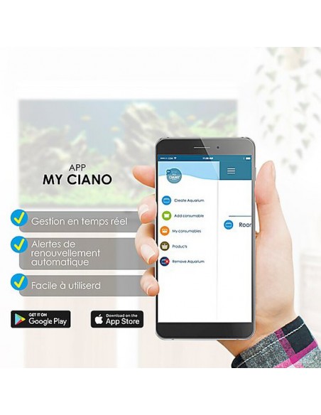 Cartouches Water Clear S x2 - Ciano Ciano Masse et mousse de filtration