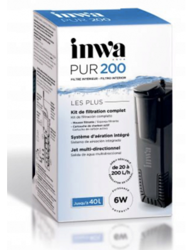 Filtre Pur 200 - Inwa Inwa Filtre intérieur et extérieur