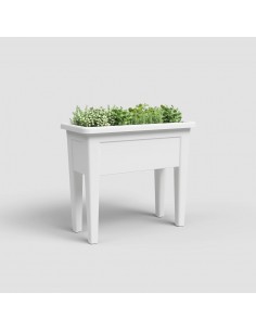 Table De Culture Venezia 80cm Gris Clair - ARTEVASI  Pot, bac et jardinière en plastique 2