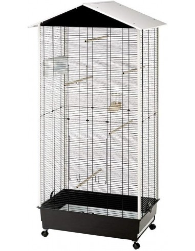 Volière NOTA L.76,5 x l.57x H.161,5 cm  Cage, volière et accessoire