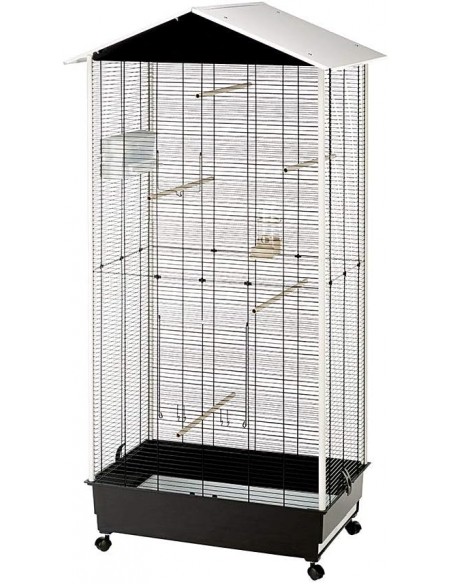 Volière NOTA L.76,5 x l.57x H.161,5 cm  Cage, volière et accessoire
