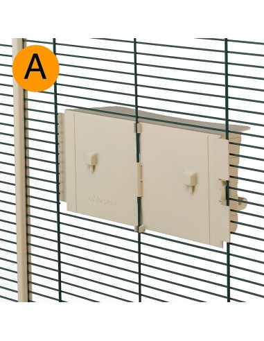 Volière NOTA L.76,5 x l.57x H.161,5 cm  Cage, volière et accessoire