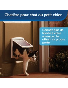 Chatière Staywell blanche 2 positions - PetSafe Petsafe Chatière 2