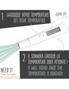 Fouet thermomètre Need'it - Scrapcooking ScrapCooking Moule & Ustensile à pâtisserie 2