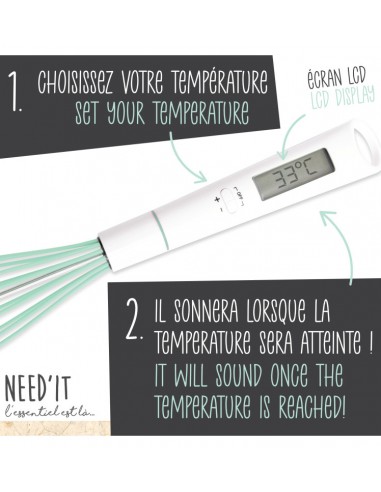 Fouet thermomètre Need'it - Scrapcooking ScrapCooking Moule & Ustensile à pâtisserie