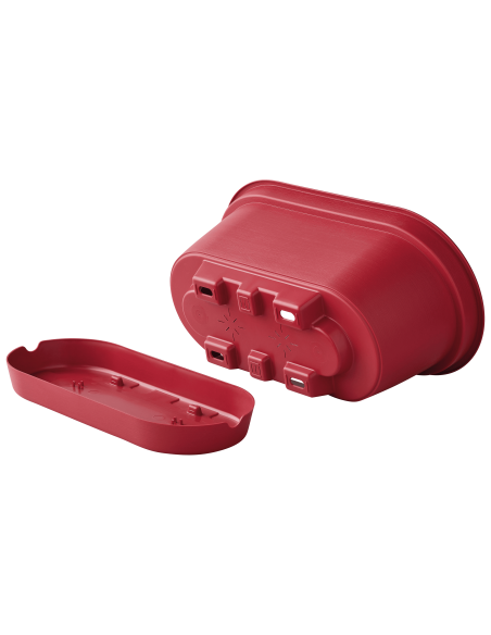 Jardinière en plastique Autonome 40cm + Soucoupe Clipsée rose - 6,6 L - ECLOZ ECLOZ Jardinière en plastique