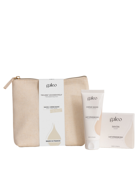 Trousse Les Essentiels au "Lait d’ânesse Bio" - Galeo GALEO Soin corps et visage