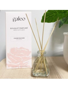 Diffuseur rotin "Pivoine sauvage" GALEO Diffuseur de parfum 2
