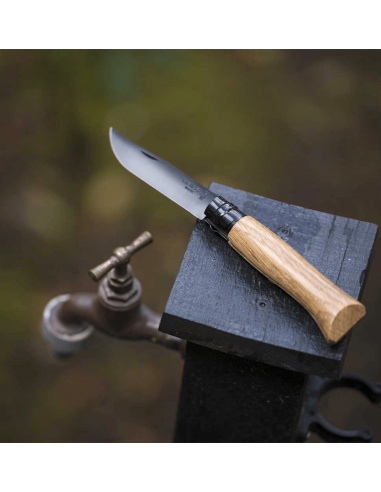 Couteau Opinel - N°8 Chêne BLACK EDITION Opinel Coutellerie