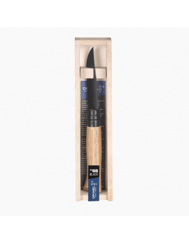 Couteau Opinel - N°8 Chêne BLACK EDITION Opinel Coutellerie