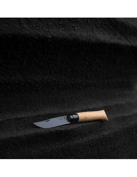 Couteau Opinel - N°8 Chêne BLACK EDITION Opinel Coutellerie