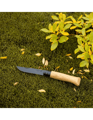 Couteau Opinel - N°8 Chêne BLACK EDITION Opinel Coutellerie