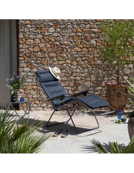 Relax "Futura XL BeComfort® " Gris foncé - Lafuma Lafuma Relax, transat et bain de soleil