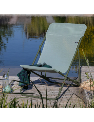 Maxi Transat Batyline® Colorblock Mousse Vert - Lafuma Lafuma Relax, transat et bain de soleil