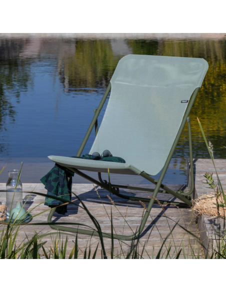 Maxi Transat Batyline® Colorblock Mousse Vert - Lafuma Lafuma Relax, transat et bain de soleil