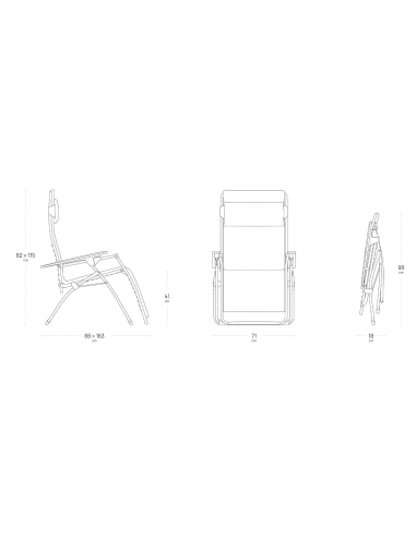Relax "Futura BeComfort®" - Lafuma Lafuma Relax, transat et bain de soleil