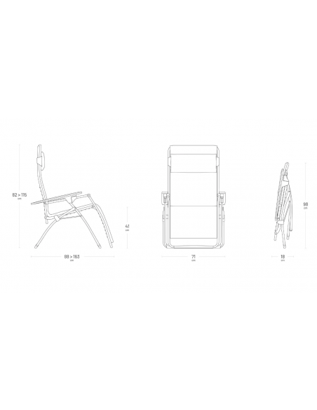 Relax "Futura BeComfort®" - Lafuma Lafuma Relax, transat et bain de soleil