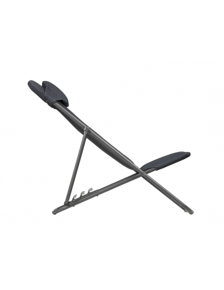 Maxi Transat + BeComfort® Gris foncé - Lafuma Lafuma Relax, transat et bain de soleil