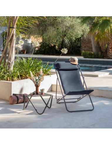 Maxi Transat + BeComfort® Gris foncé - Lafuma Lafuma Relax, transat et bain de soleil