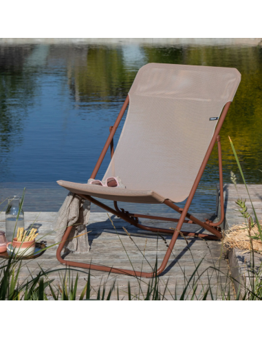 Maxi Transat Batyline® Colorblock Canyon - Lafuma Lafuma Relax, transat et bain de soleil